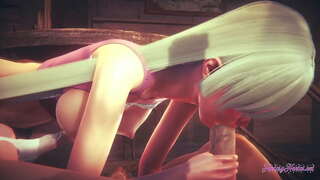 Nanatsu no Taizai Hentai - Elizabeth saugt a gëtt eingedrungen