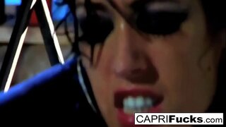 Brunette babe snap knallte